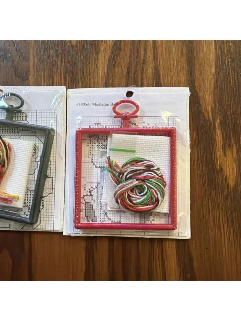 3 MCG Textiles Counted‎ Cross Stitch Kits: Bear& Teddy, Teddy  & Mistletoe Bears
